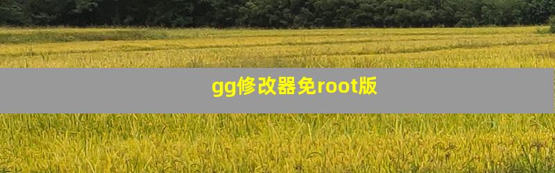 gg修改器免root版